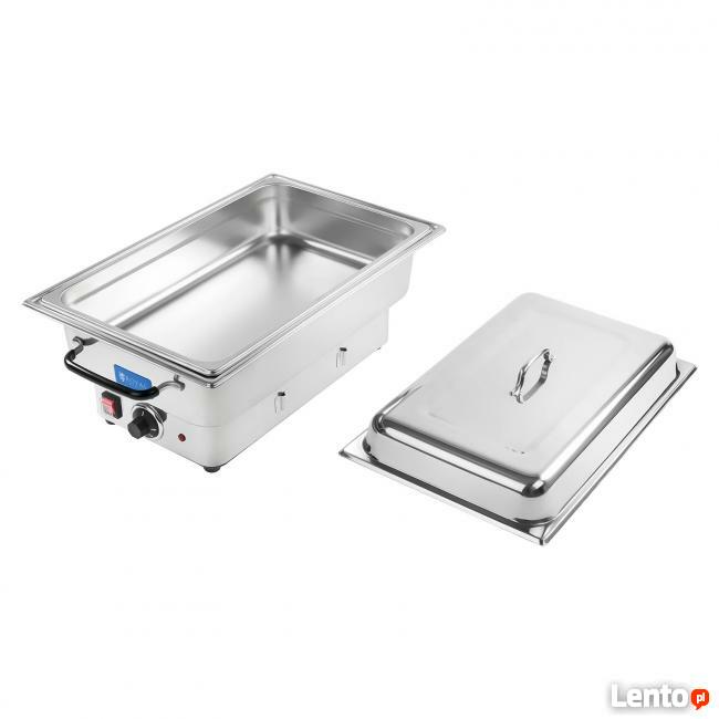 Elektryczny podgrzewacz do potraw GN 1/1 100 mm 1600W inox