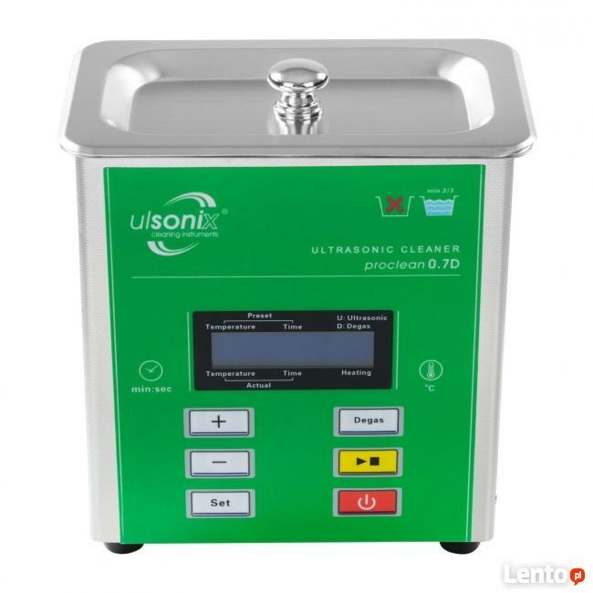 Profesjonalna myjka ultradźwiękowa z funkcją odgazowania
