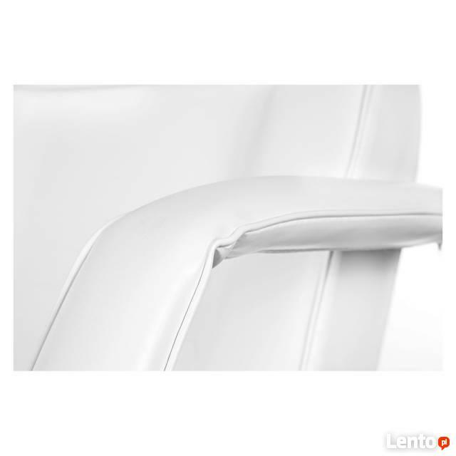 Fotel kosmetyczny łóżko do masażu wytrzymałe białe