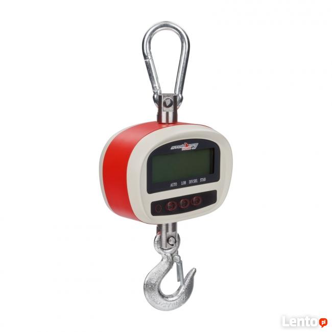 Waga hakowa 300kg LED pilot baterie