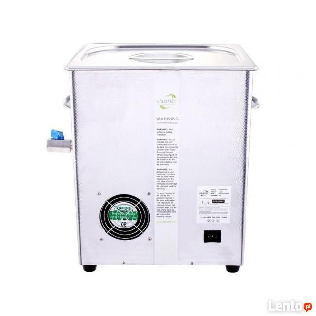 Myjka ultradźwiękowa 300W oczyszczacz 10L