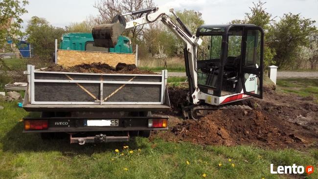 minikoparka Oława usługi mini koparka