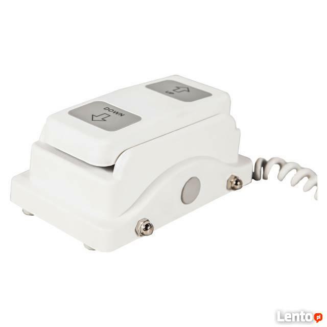 Elektryczne łóżko do masażu wygodne wytrzymałe białe