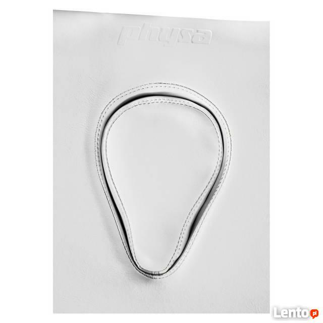 Elektryczne łóżko do masażu wygodne wytrzymałe białe