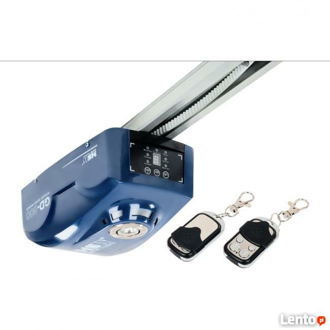 Brama garażowa segmentowa 2500 x 2125 mm napęd + oświetlenie