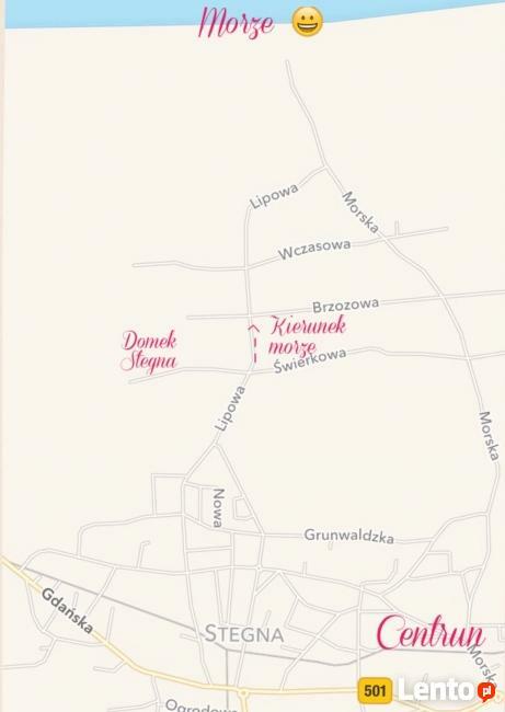 Domek Stegna blisko morza