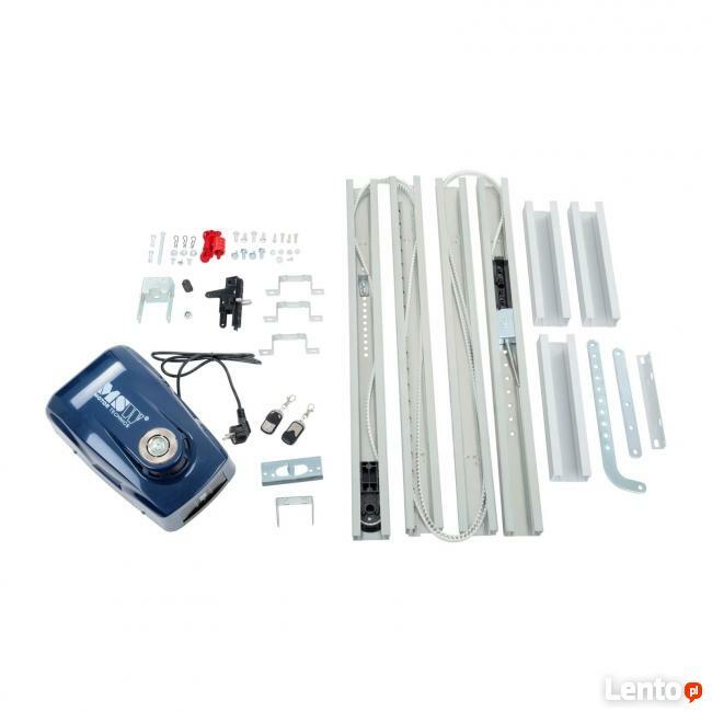 Napęd do bram garażowych 2 piloty oświetlenie