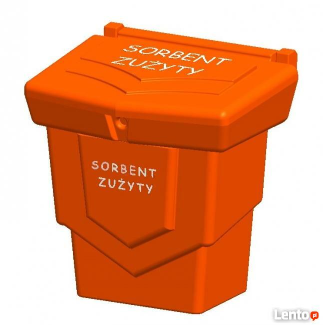 Pojemniki piasek, sól, sorbent - 260 l/370 kg NOWE
