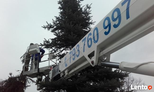 Mycie malowanie dachów i elewacji, wynajem podnośnika