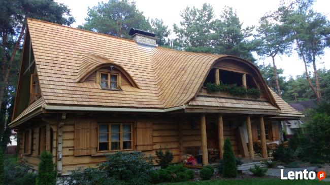 Gonty Drewniane łupane,Modrzewiowe Świerkowe Gont drewniany