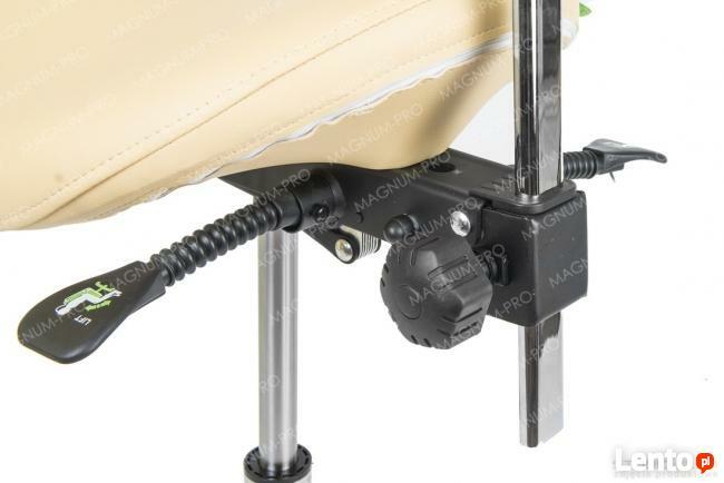 Krzesło siodłowe regulowane obrotowe beżowe kosmetyczne