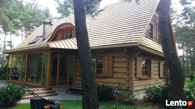 Gonty Drewniane łupane,Modrzewiowe Świerkowe Gont drewniany