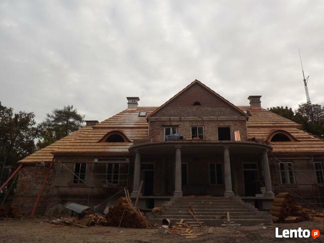 Gonty Drewniane łupane,Modrzewiowe Świerkowe Gont drewniany