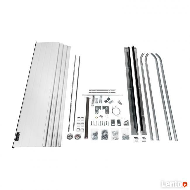 Brama garażowa segmentowa 3m woodgrain z napędem 2 piloty