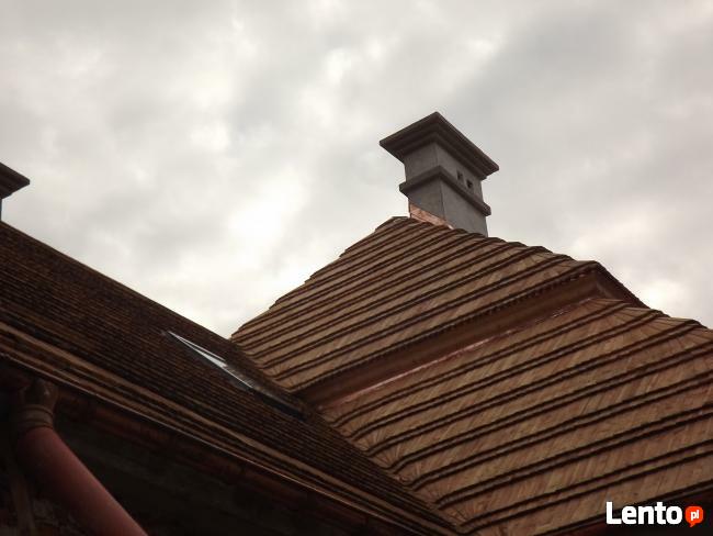 Gonty Drewniane łupane,Modrzewiowe Świerkowe Gont drewniany