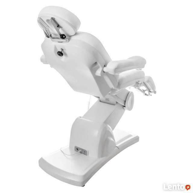 Fotel kosmetyczny pedicure do masażu elektryczny biały