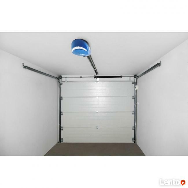 Napęd do bram garażowych 2 piloty oświetlenie LED