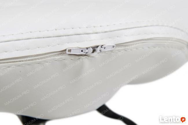 Hoker krzesło siodłowe kosmetyczne obrotowe białe