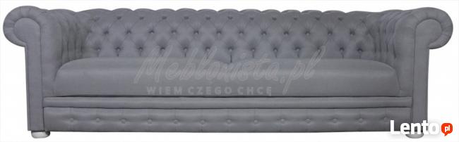 Sofa chesterfield z wygodną funkcją spania
