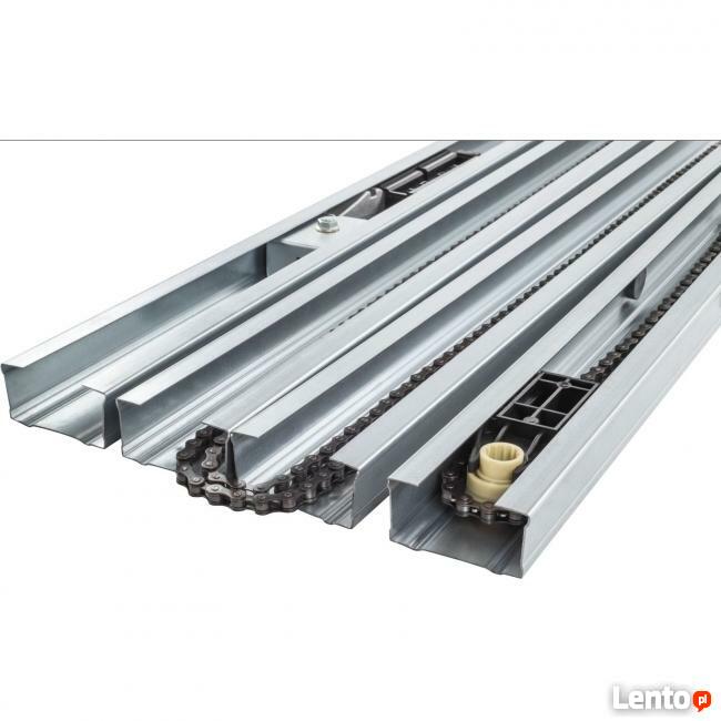 Segmentowa brama garażowa wraz z napędem 2,5m 2 piloty LED