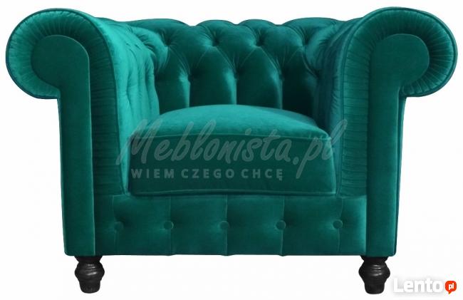 Fotel Chesterfield Lady Rem dla kibica