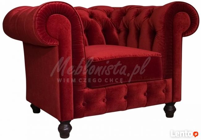 Fotel Chesterfield Lady Rem dla kibica