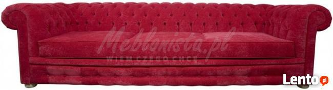 Sofa chesterfield z wygodną funkcją spania
