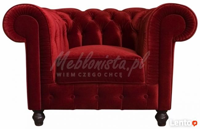 Fotel Chesterfield Lady Rem dla kibica