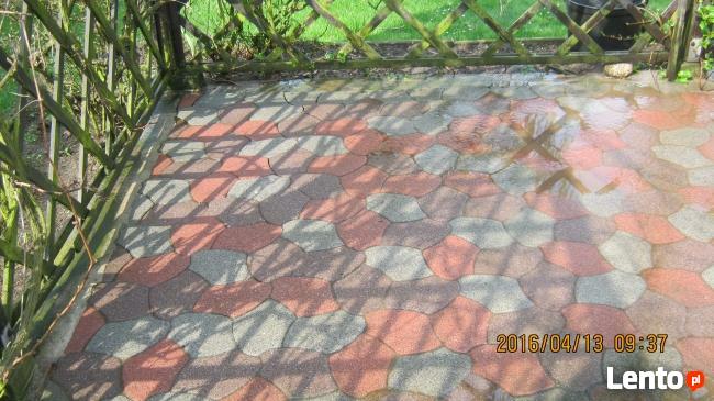 Czyszczenie kostki brukowej i granitowej