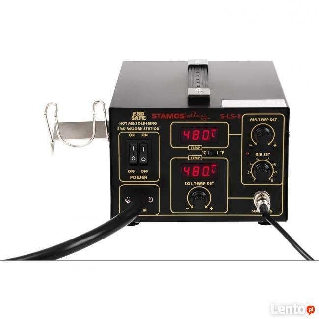 Cyfrowa stacja lutownicza kolba lutownicza HOT AIR akcesoria