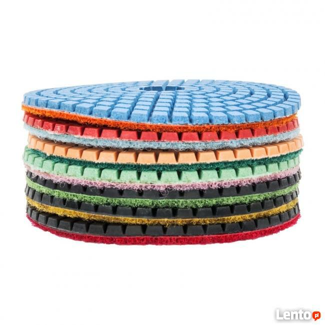 Zestaw 7 tarcz do szlifowania polerowania kamienia