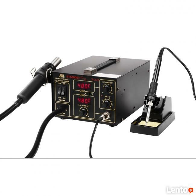 Cyfrowa stacja lutownicza kolba lutownicza HOT AIR akcesoria