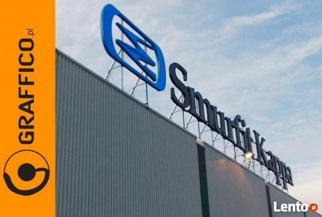 Aluminiowe litery 3D, podświetlenie led _ GRAFFICO