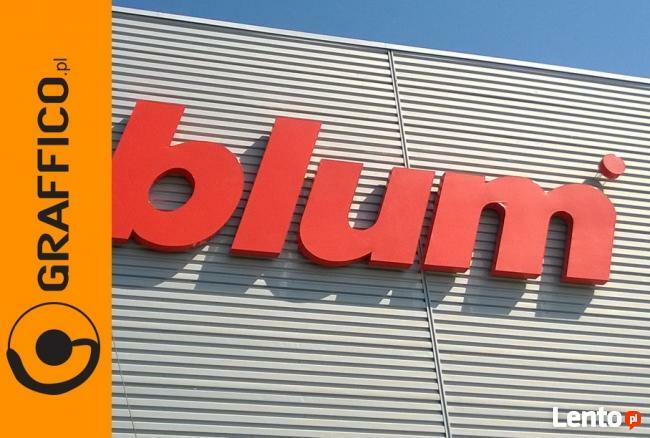 Aluminiowe litery 3D, podświetlenie led _ GRAFFICO