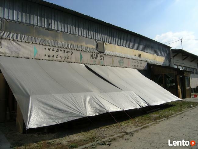 Przezroczysta plandeka ściana foliowa na wymiar Warszawa