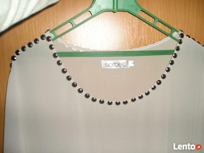 Nowa bluzka mgiełka dłuższy tył 40 38 42 sorbet