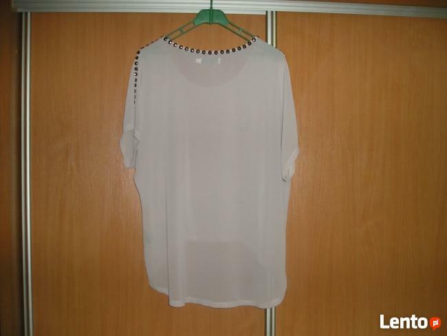 Nowa bluzka mgiełka dłuższy tył 40 38 42 sorbet