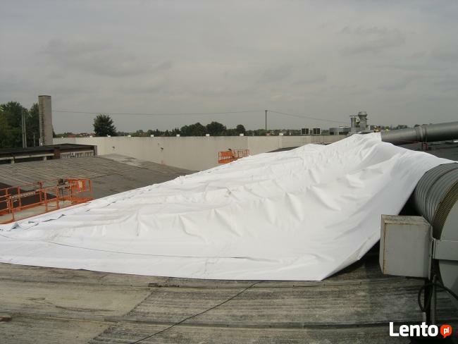 Przezroczysta plandeka ściana foliowa na wymiar Warszawa