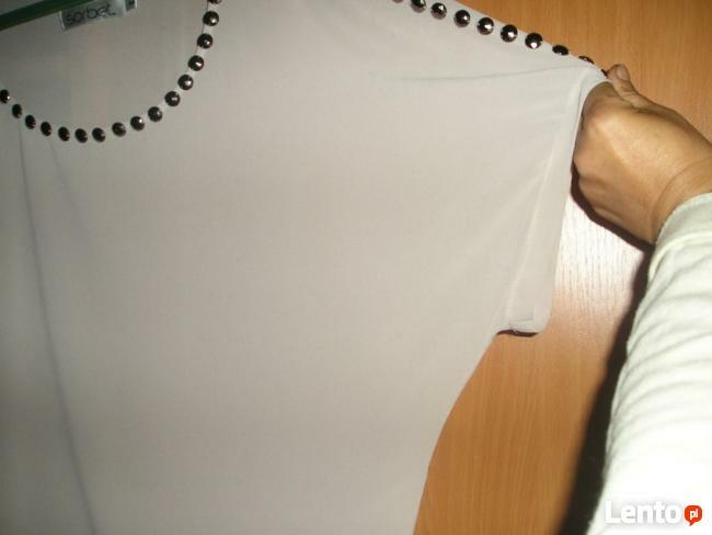 Nowa bluzka mgiełka dłuższy tył 40 38 42 sorbet