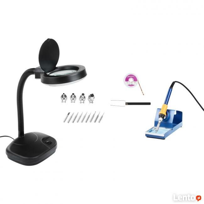 Cyfrowa stacja lutownicza kolby HOT AIR preheater akcesoria