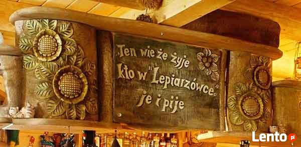 Tablice reklamowe i adresowe - drewniane, ręcznie rzeźbione