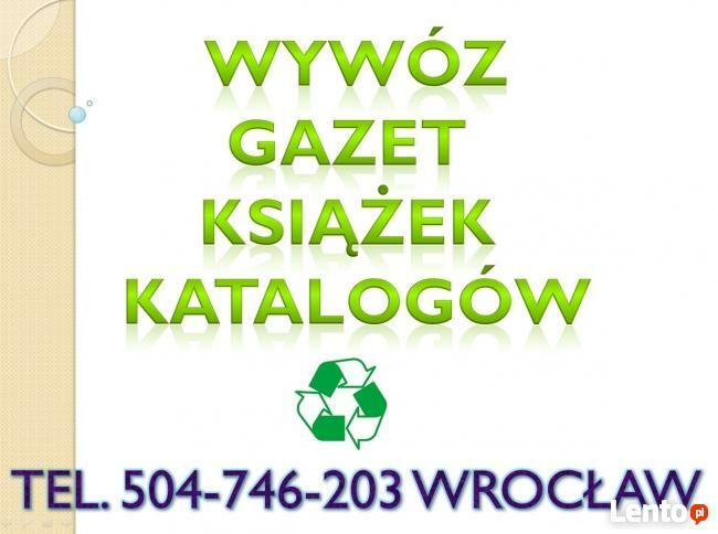 Odbiór makulatury, Wrocław, 504-746-203, kartonu, zbiórka