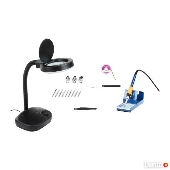 Profesjonalna stacja lutownicza hot air kolba lupa