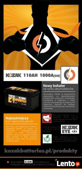 AKUMULATOR KOZAK KO1100 110AH/940A 110AH KATOWICE