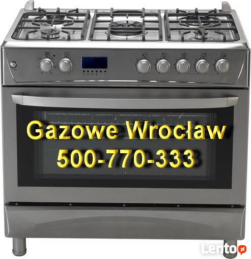 Gazowe usługi Wrocław 500770333 podlączenie kuchenki płyty