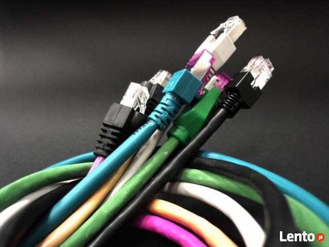 Skup kabli elektrycznych , skrętki komputerowej 5e, 6, 7 kat