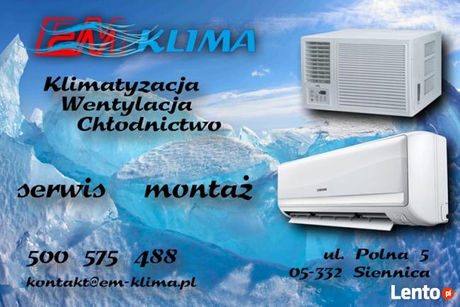 EM-KLIMA klimatyzacja wentylacja chłodnictwo montaż serwis