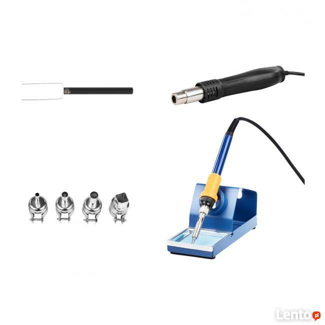 Lutownica 3w1 stacja lutownicza kolba + hot ait + preheater