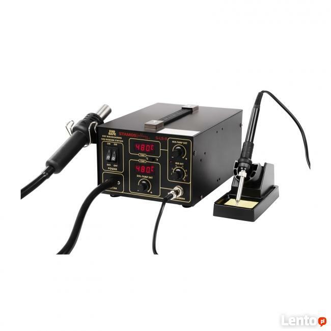 Lutownica stacja lutownicza kolba lutownicza + dysze hot air