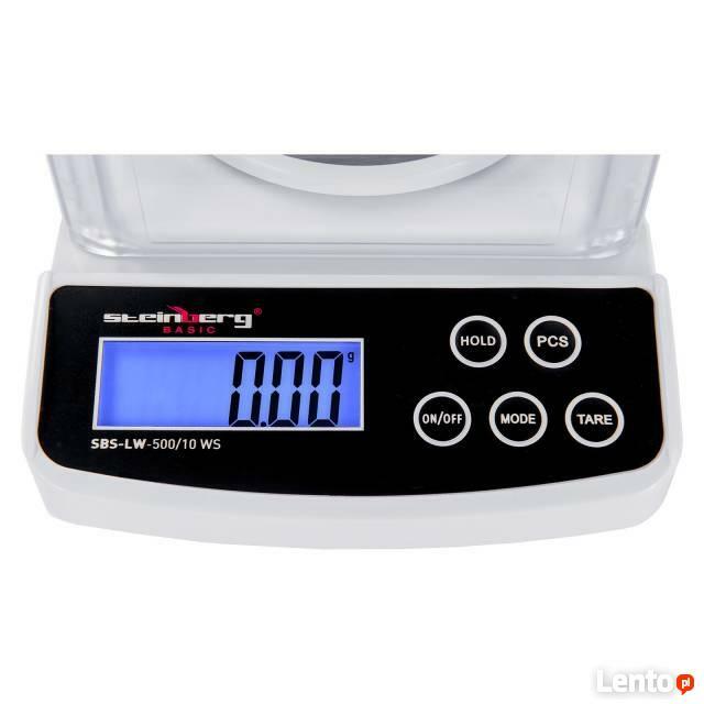 Waga laboratoryjna z osłoną dokładna 500g / 0,01g